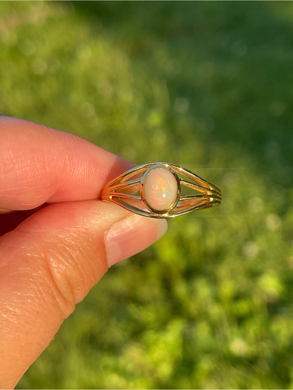 Ethiopian Welo Opal Ring